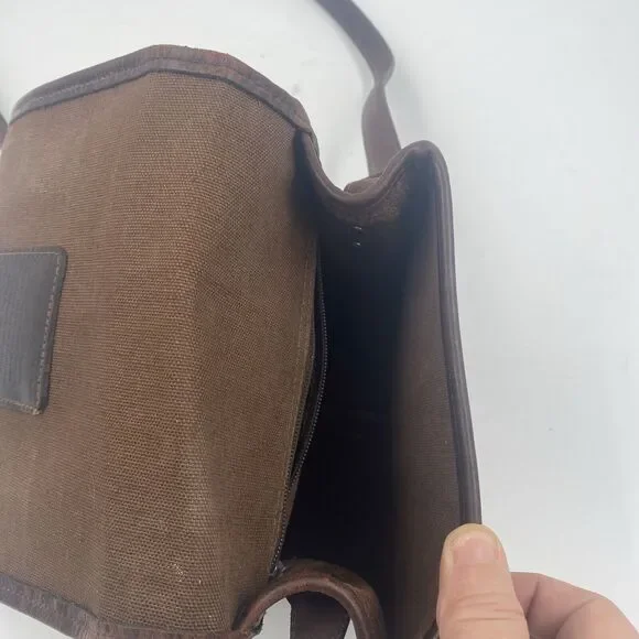 Vintage Brighton Leather Pebbled Brown Croc Embossed Shoulder Bag Purse - Picture 11 of 15